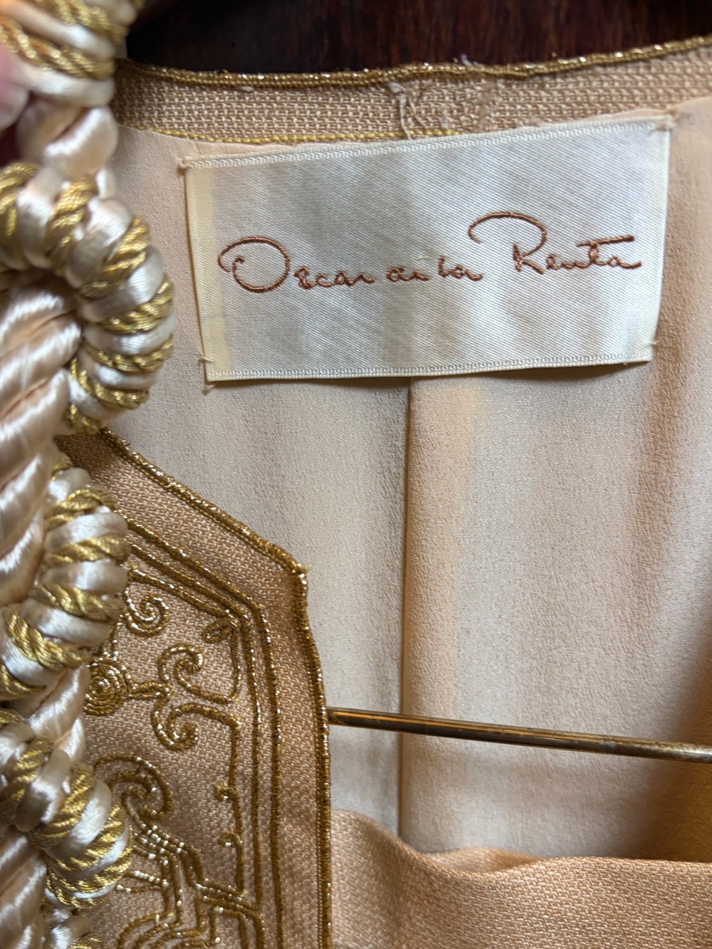 Vintage Oscar de la Renta suit with belt